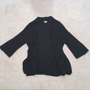 BP black soft knit cardigan sweater